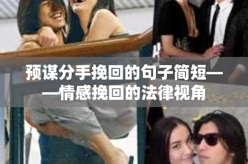 预谋分手挽回的句子简短——情感挽回的法律视角