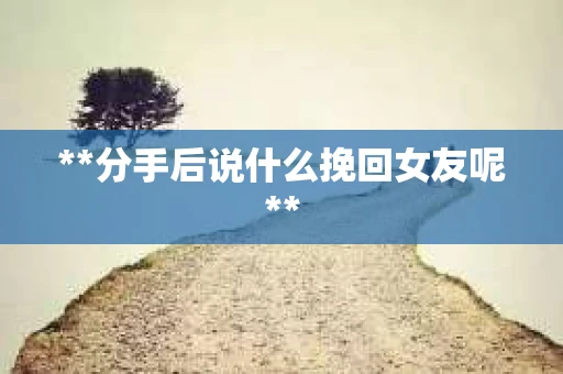 **分手后说什么挽回女友呢**