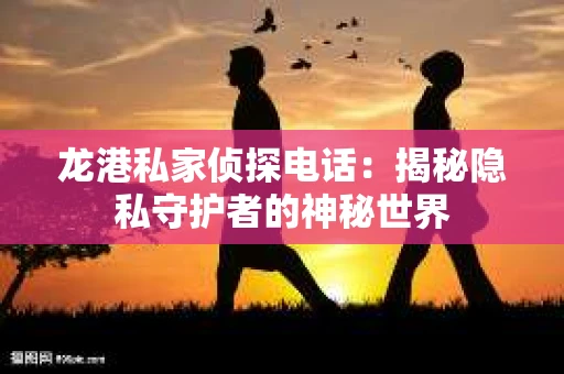 龙港私家侦探电话：揭秘隐私守护者的神秘世界