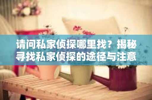 请问私家侦探哪里找？揭秘寻找私家侦探的途径与注意事项