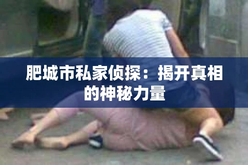 肥城市私家侦探：揭开真相的神秘力量