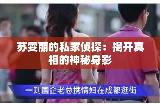 苏雯丽的私家侦探：揭开真相的神秘身影