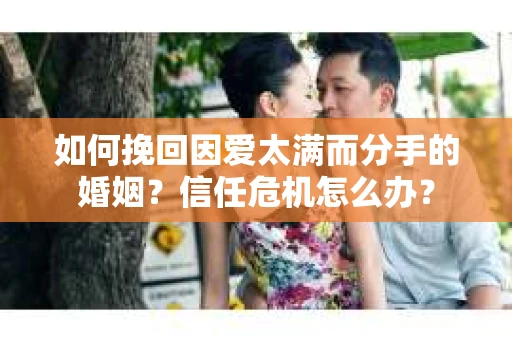 如何挽回因爱太满而分手的婚姻?信任危机怎么办? 如何挽回因爱太满而分手的婚姻?信任危机怎么办?