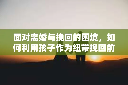 面对离婚与挽回的困境，如何利用孩子作为纽带挽回前夫的技巧？