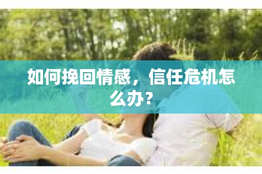 如何挽回情感,信任危机怎么办? 如何挽回情感,信任危机怎么办?