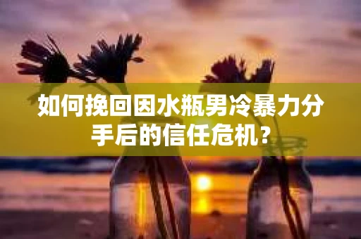 如何挽回因水瓶男冷暴力分手后的信任危机？